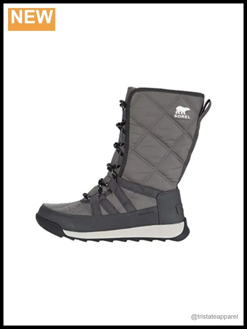 Women's Tall Waterproof Insulated Lace Up Winter Snow Boots